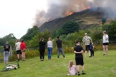 Blaze at Edinburgh landmark likely started by human activity