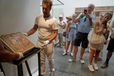 Erotic Roman mosaic stolen during Second World War returns to Pompeii