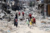 Dozens of bodies found in Gaza City amid Israel assault, officials say
