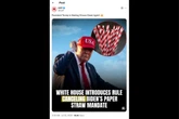 GOP mocked for Trump straw tweet amid Epstein file release pressure