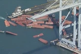More than 60 containers litter sea after falling off ship