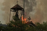 Thousands evacuated as wildfires rage in Greece and Albania