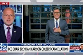 FCC chair plays coy when asked if Trump had Colbert’s show canceled