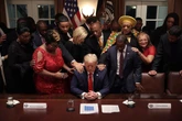 Trump asks for $15 donations so he can ‘try and get to Heaven’