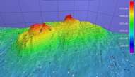 A new volcano-like structure has been found in off the Alaska coast