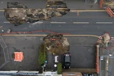 Surrey sinkhole filled eight months on - but more disruption to come