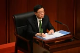 Hong Kong chief pledges to continue national security crackdown