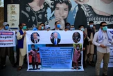 Afghans who worked as interpreters for US troops hold rally