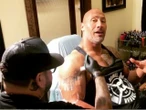 Dwayne Johnson reveals progress on bull tattoo after 30 hours