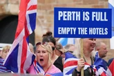 Labour vows to fast-track asylum appeals on second day of protests