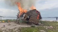 Anger as hundreds of sea nomads evicted from their floating homes