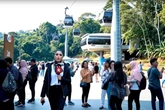 Malaysian couple travels across country for AI cable car ride