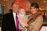 Trump scolds girls over dolls while son Barron drove a toy Mercedes