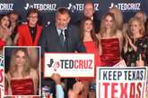 Ted Cruz’s daughter tells mom ‘don’t clap’ as senator praises Trump