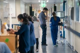 NHS frontline staff ‘plugging gaps that should be filled by managers’