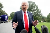 Trump dodges question on Kash Patel to back Bondi