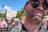 Ex-Proud Boys leader Enrique Tarrio attends ‘No Kings’ rally in Miami