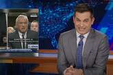 The Daily Show host met with awkward reaction to RFK Jr voice joke