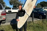 Surfer miraculously escapes shark attack that left board torn in half