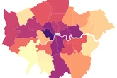 Map: London boroughs with the highest crime in the first half of 2025