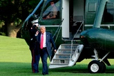 Trump’s strange bruised hand reappears ahead of Pittsburgh visit
