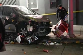 LA crash driver being treated for gunshot wound as 20 injured - live