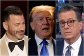 Stephen Colbert defends friend Jimmy Kimmel from Trump criticism