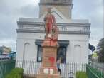 Captain Cook statue damaged and painted red ahead of Australia Day