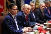 Trump slaps Hegseth arm and says ‘He loves war’ in Cabinet kickoff