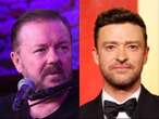 Ricky Gervais ‘savagely’ trolls Timberlake over drink-driving arrest