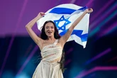 Israel’s Eden Golan performs amid protests outside Eurovision arena