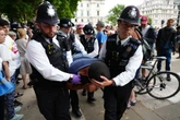 Multiple arrests at Palestine Action protest after government ban