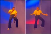 Chris Brown gets stuck in the air during ‘Under the Influence’