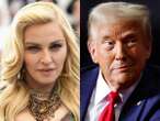 Madonna has two-word message for Trump after he wins election