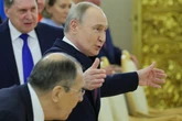 Ukraine live: Putin’s ‘ceasefire’ begins as leaders arrive in Moscow
