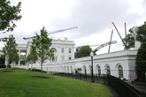 Construction has started for UFC ring to celebrate Trump’s birthday