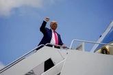Trump dodges question on whether he appears in the Epstein files