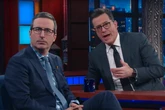 John Oliver mourns ‘incredibly sad’ cancellation of Colbert’s show