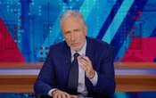 Jon Stewart tells studio audience ‘it will pass’ in off air message