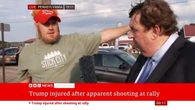 rump rally witness claims to have seen suspect on roof