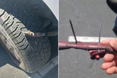 Four arrested for trying to flatten ICE truck’s tires with spikes