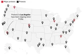 Mapped: 40 cities where anti-ICE protests have erupted across the US