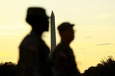 Tourists greeted by National Guard patrolling DC landmarks on Thursday