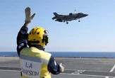 British aircraft carrier in first direct action against Isis