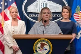 Five protesting trans-athlete critic Riley Gaines’ speech arrested