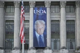 USDA spent thousands on Trump banners during aid cuts, report says