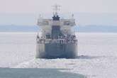 Freighter remains stuck in Lake Erie ice