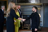 Trump meets Zelensky as row breaks out over Nato’s Putin stance: live
