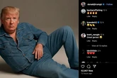 Trump Jr mocked for Insta post of dad’s AI parody of Sydney Sweeney ad