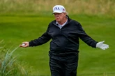 Social media roasts clip of Trump ‘cheating’ at golf in Scotland